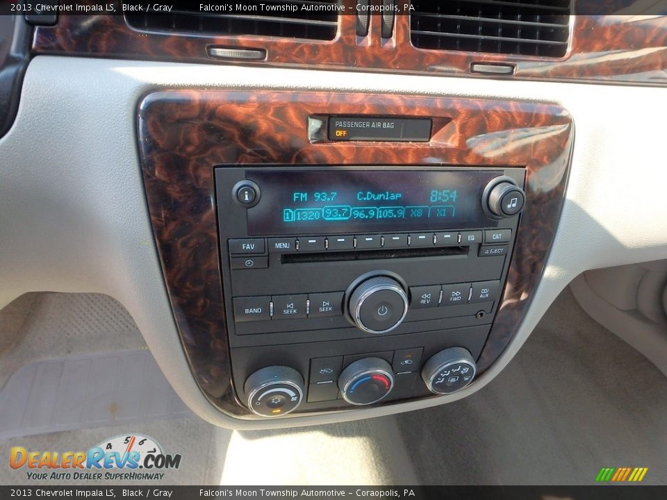2013 Chevrolet Impala LS Black / Gray Photo #23
