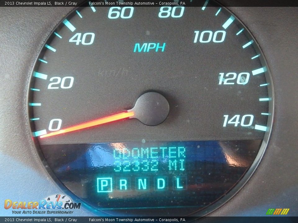 2013 Chevrolet Impala LS Black / Gray Photo #25