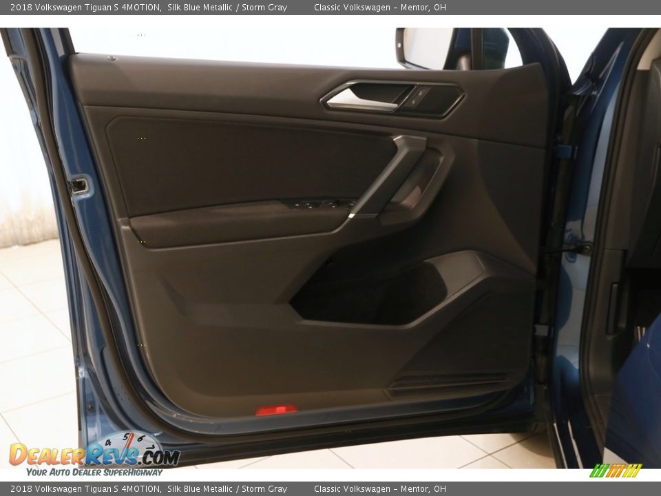 2018 Volkswagen Tiguan S 4MOTION Silk Blue Metallic / Storm Gray Photo #4