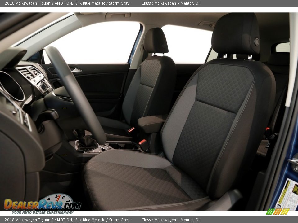 2018 Volkswagen Tiguan S 4MOTION Silk Blue Metallic / Storm Gray Photo #5