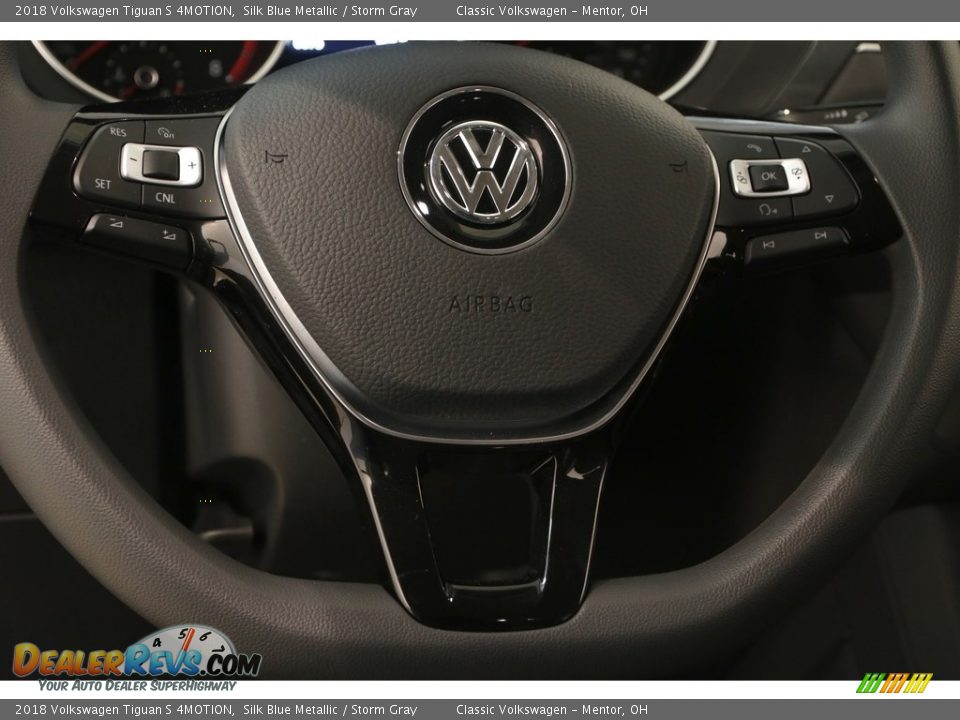 2018 Volkswagen Tiguan S 4MOTION Silk Blue Metallic / Storm Gray Photo #6