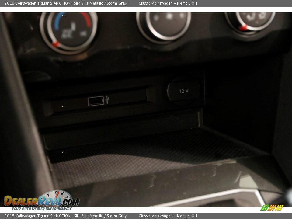 2018 Volkswagen Tiguan S 4MOTION Silk Blue Metallic / Storm Gray Photo #15