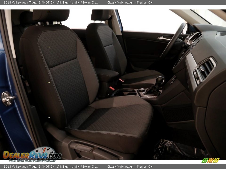 2018 Volkswagen Tiguan S 4MOTION Silk Blue Metallic / Storm Gray Photo #16