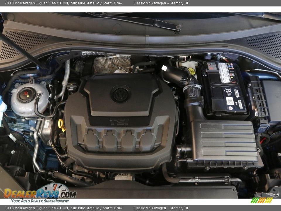 2018 Volkswagen Tiguan S 4MOTION Silk Blue Metallic / Storm Gray Photo #20