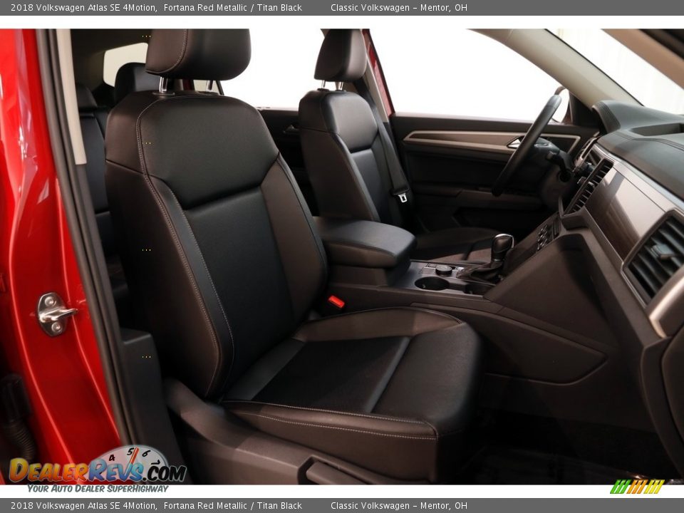 2018 Volkswagen Atlas SE 4Motion Fortana Red Metallic / Titan Black Photo #15