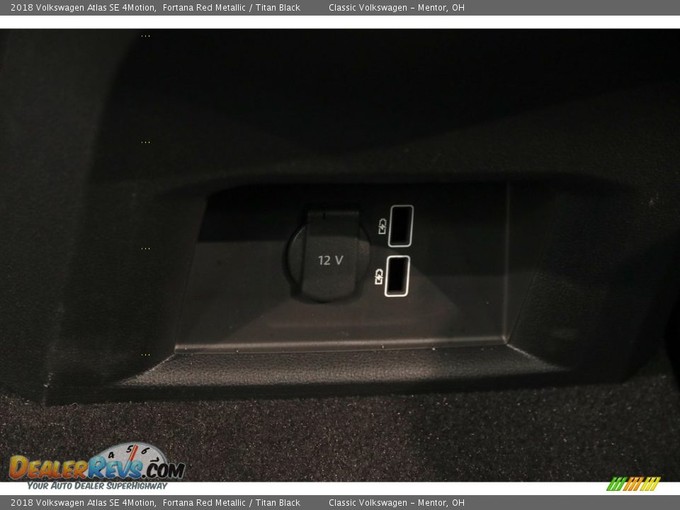 2018 Volkswagen Atlas SE 4Motion Fortana Red Metallic / Titan Black Photo #20