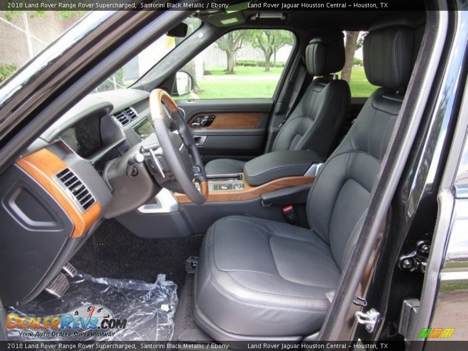 2018 Land Rover Range Rover Supercharged Santorini Black Metallic / Ebony Photo #3