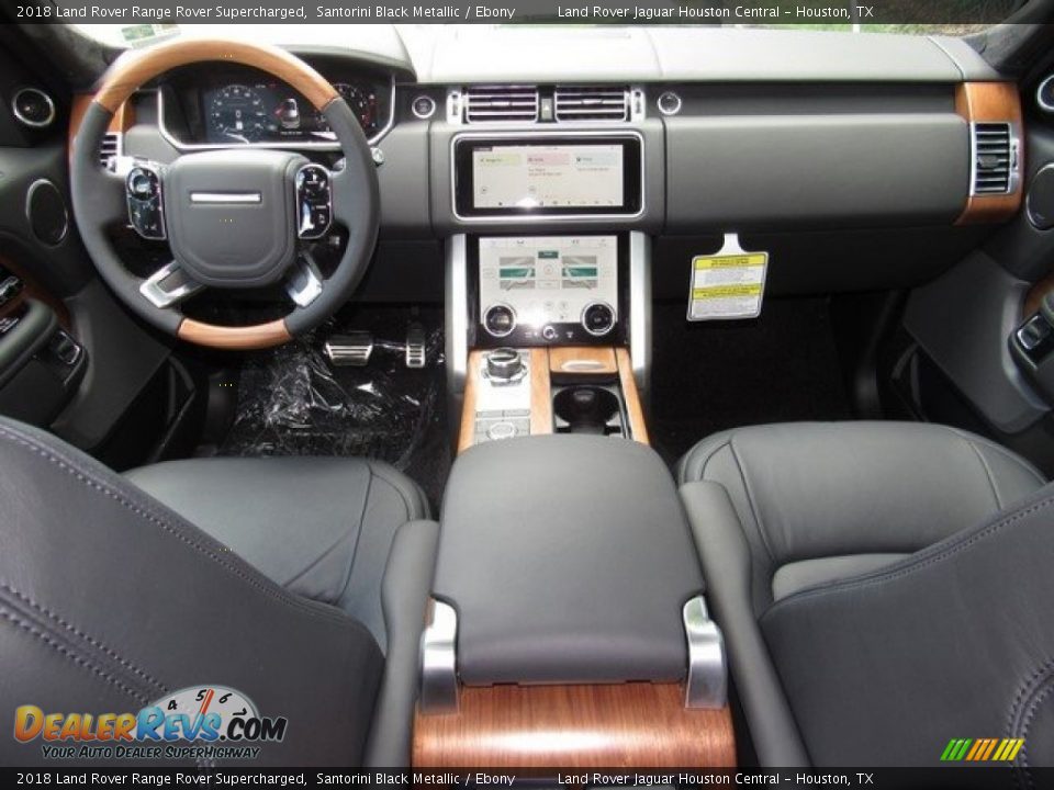 2018 Land Rover Range Rover Supercharged Santorini Black Metallic / Ebony Photo #4
