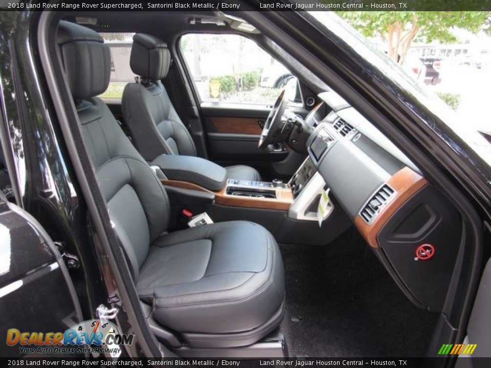 2018 Land Rover Range Rover Supercharged Santorini Black Metallic / Ebony Photo #5