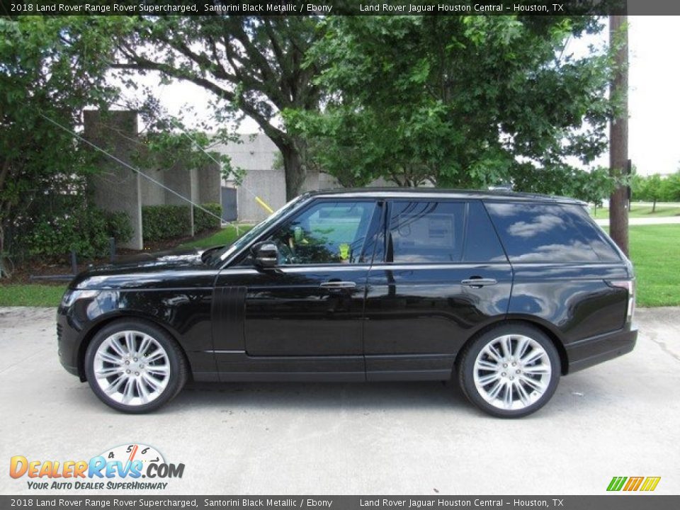 2018 Land Rover Range Rover Supercharged Santorini Black Metallic / Ebony Photo #11