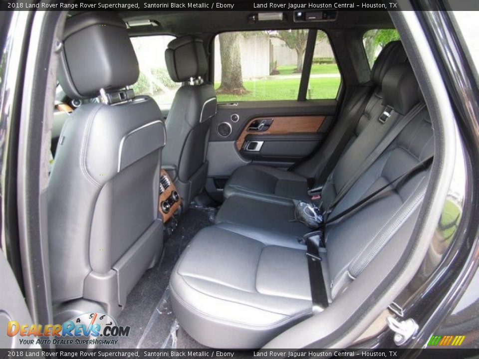 2018 Land Rover Range Rover Supercharged Santorini Black Metallic / Ebony Photo #13