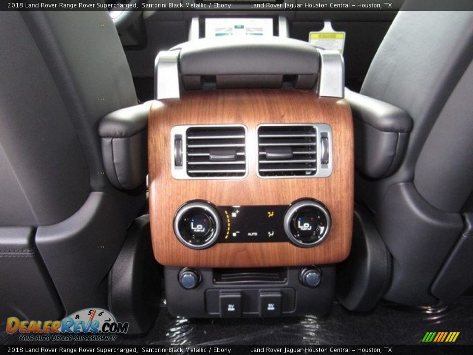 2018 Land Rover Range Rover Supercharged Santorini Black Metallic / Ebony Photo #16