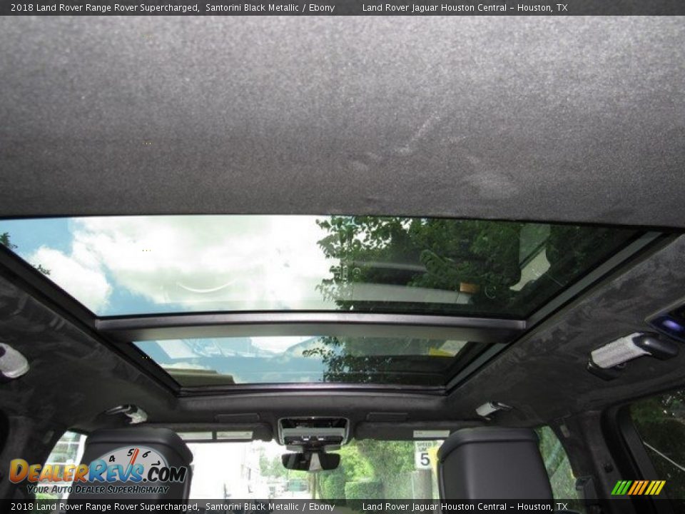 2018 Land Rover Range Rover Supercharged Santorini Black Metallic / Ebony Photo #18