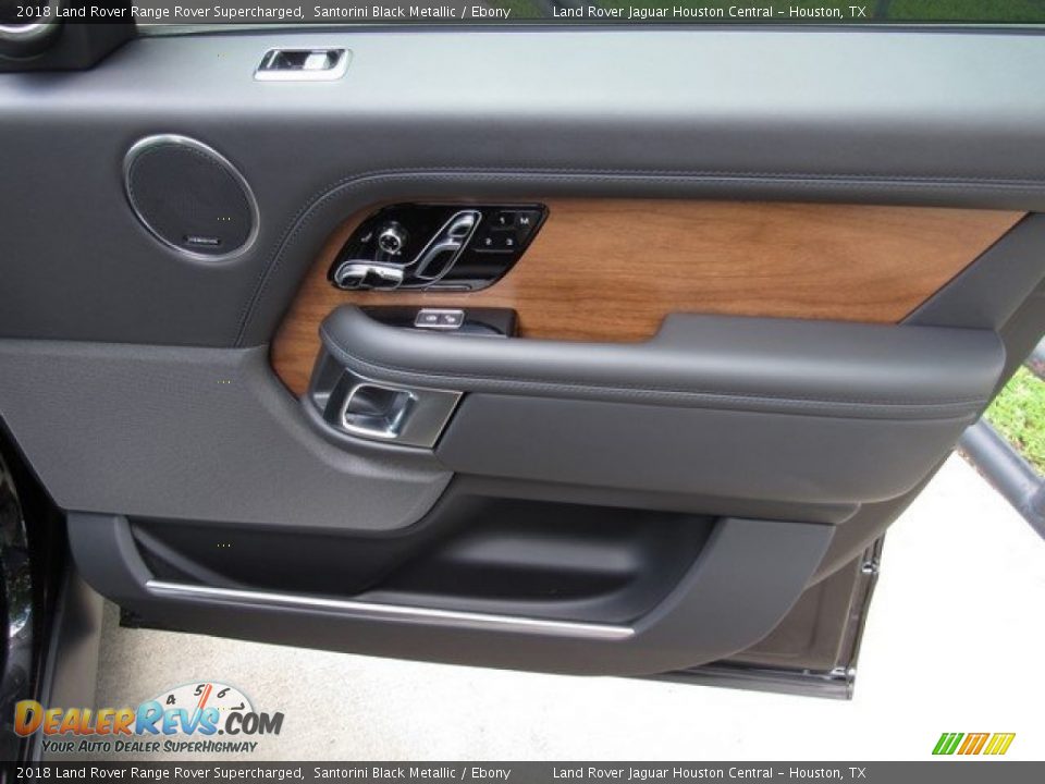2018 Land Rover Range Rover Supercharged Santorini Black Metallic / Ebony Photo #20