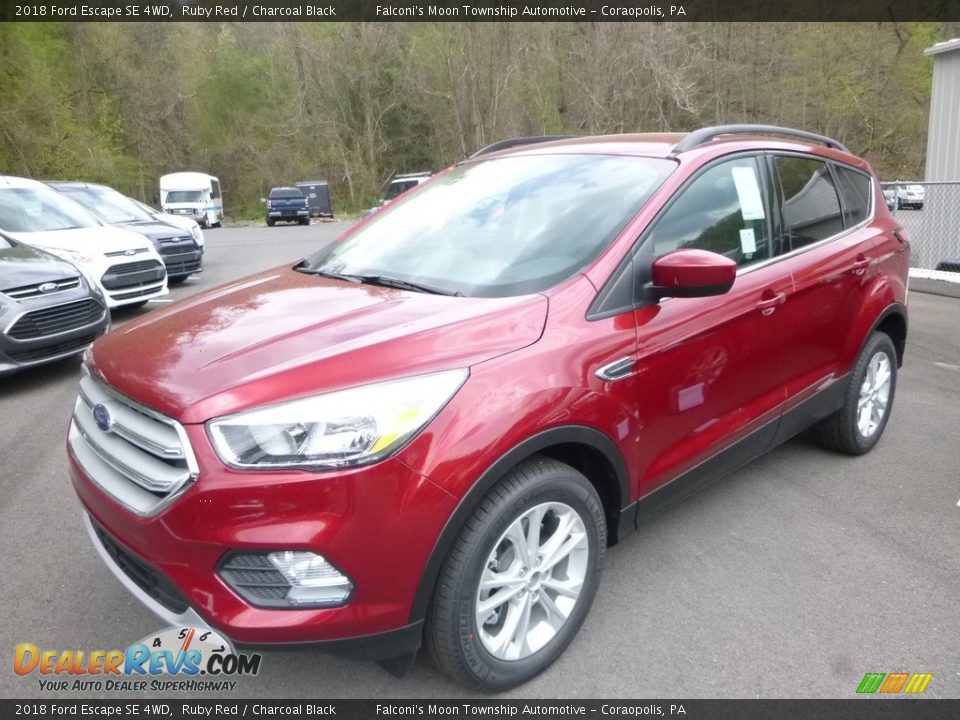 2018 Ford Escape SE 4WD Ruby Red / Charcoal Black Photo #5
