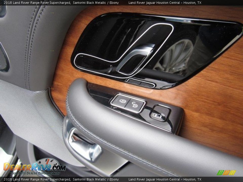 2018 Land Rover Range Rover Supercharged Santorini Black Metallic / Ebony Photo #23