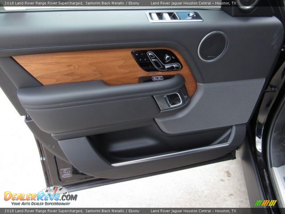 2018 Land Rover Range Rover Supercharged Santorini Black Metallic / Ebony Photo #26