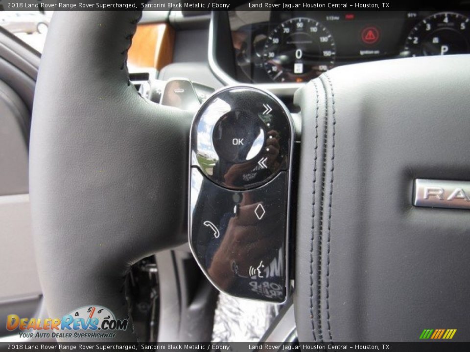 2018 Land Rover Range Rover Supercharged Santorini Black Metallic / Ebony Photo #30