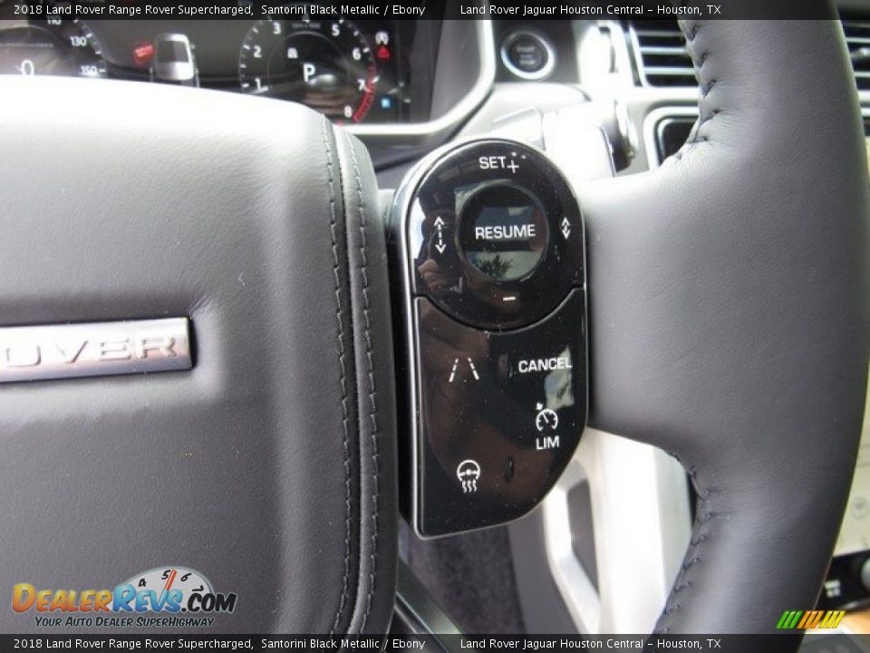 2018 Land Rover Range Rover Supercharged Santorini Black Metallic / Ebony Photo #31