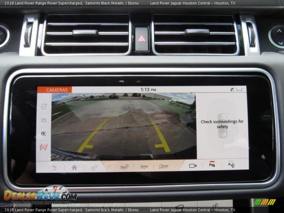 2018 Land Rover Range Rover Supercharged Santorini Black Metallic / Ebony Photo #35
