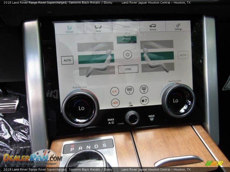 2018 Land Rover Range Rover Supercharged Santorini Black Metallic / Ebony Photo #36