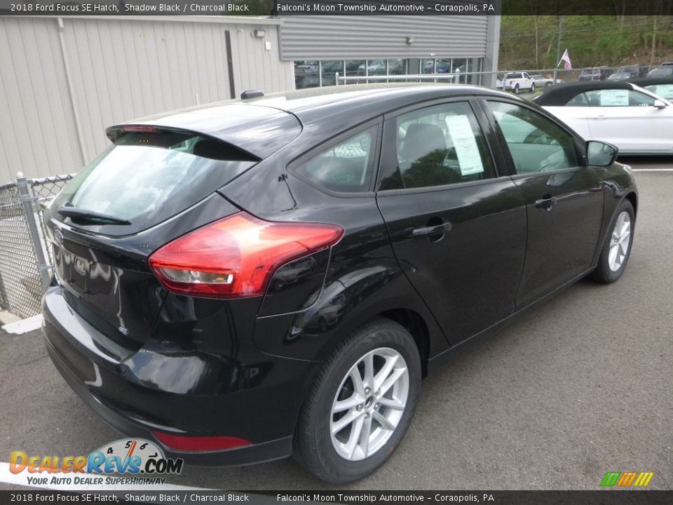 2018 Ford Focus SE Hatch Shadow Black / Charcoal Black Photo #2