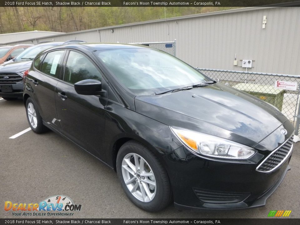 2018 Ford Focus SE Hatch Shadow Black / Charcoal Black Photo #3