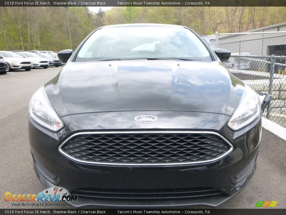 2018 Ford Focus SE Hatch Shadow Black / Charcoal Black Photo #4