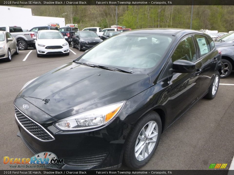 2018 Ford Focus SE Hatch Shadow Black / Charcoal Black Photo #5