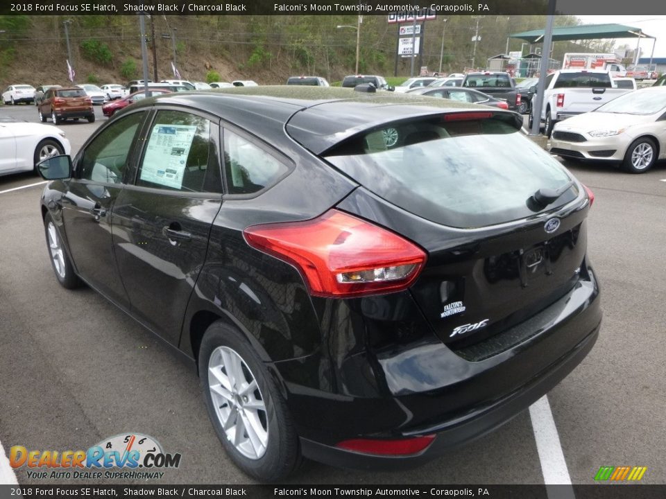 2018 Ford Focus SE Hatch Shadow Black / Charcoal Black Photo #6