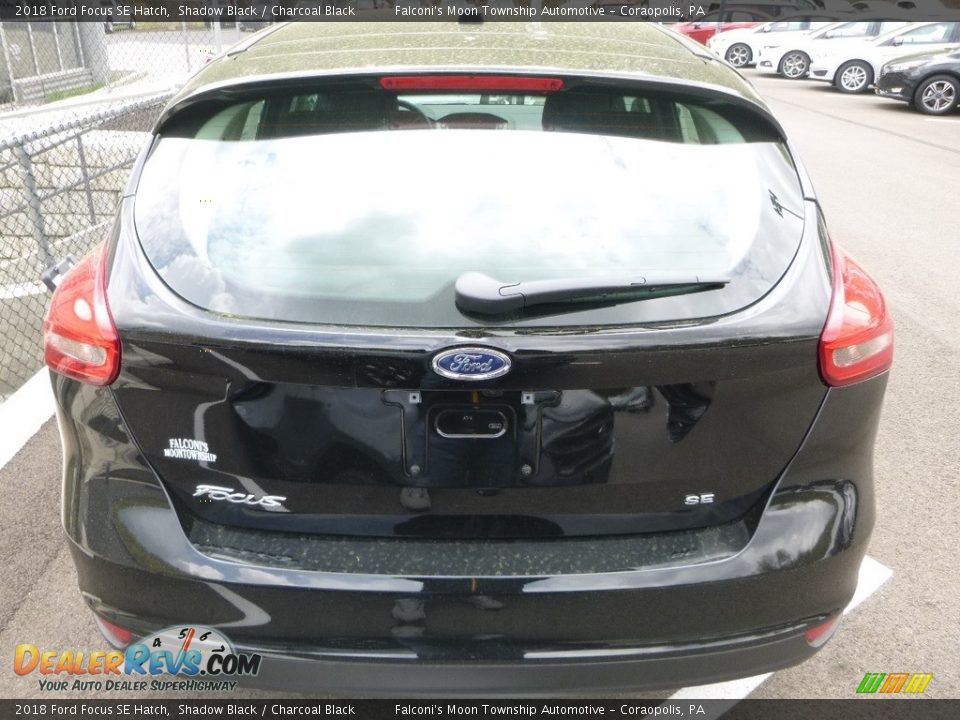 2018 Ford Focus SE Hatch Shadow Black / Charcoal Black Photo #7