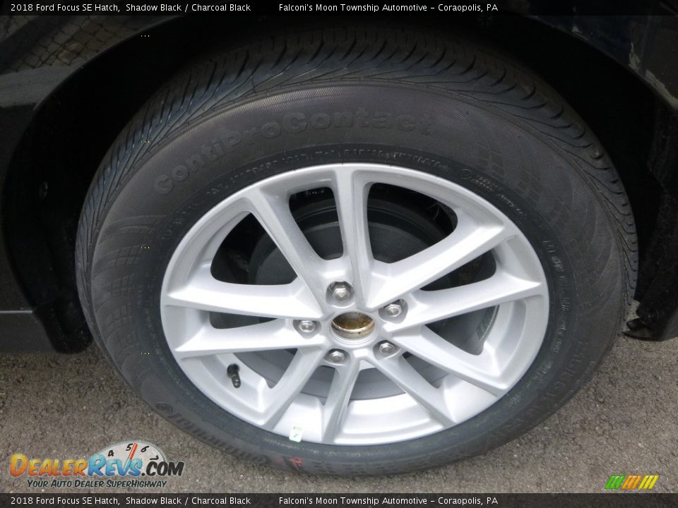 2018 Ford Focus SE Hatch Shadow Black / Charcoal Black Photo #8