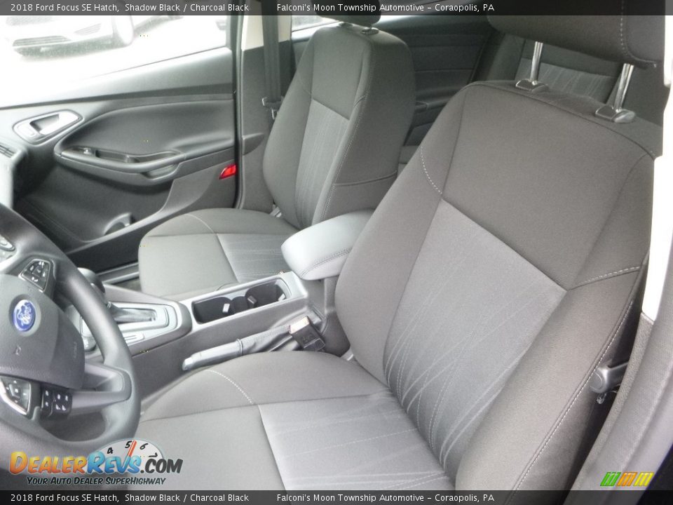 2018 Ford Focus SE Hatch Shadow Black / Charcoal Black Photo #12