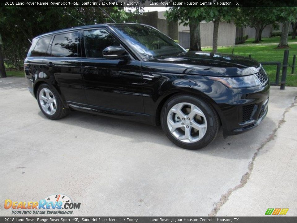 2018 Land Rover Range Rover Sport HSE Santorini Black Metallic / Ebony Photo #1