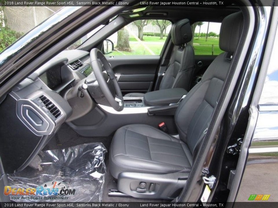 2018 Land Rover Range Rover Sport HSE Santorini Black Metallic / Ebony Photo #3