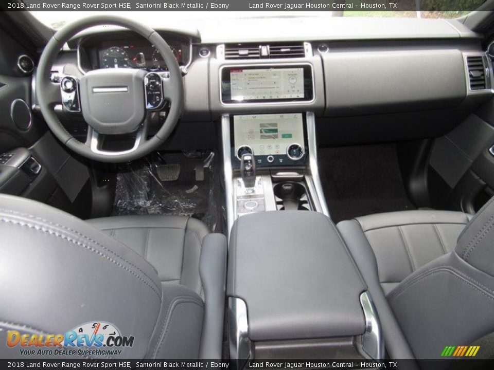 2018 Land Rover Range Rover Sport HSE Santorini Black Metallic / Ebony Photo #4