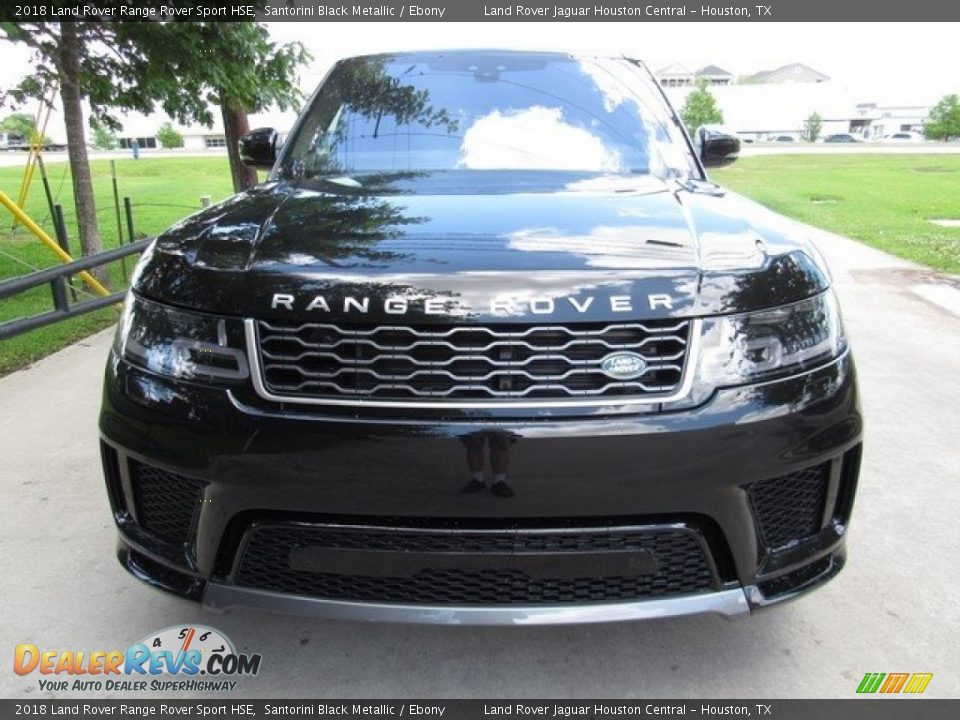 2018 Land Rover Range Rover Sport HSE Santorini Black Metallic / Ebony Photo #9