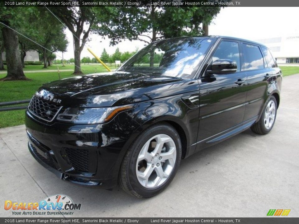 2018 Land Rover Range Rover Sport HSE Santorini Black Metallic / Ebony Photo #10