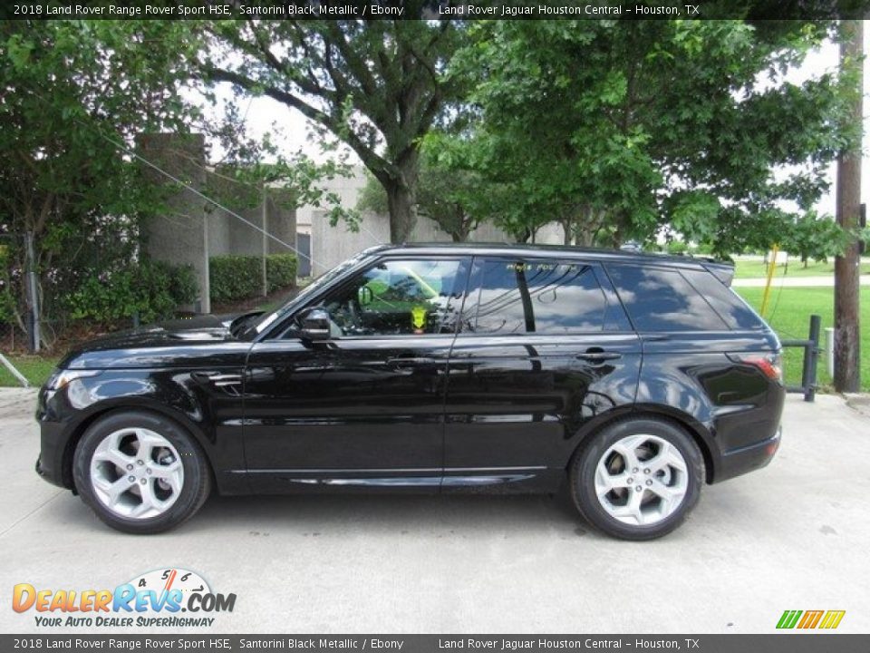 2018 Land Rover Range Rover Sport HSE Santorini Black Metallic / Ebony Photo #11