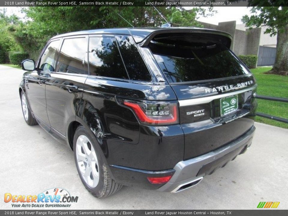 2018 Land Rover Range Rover Sport HSE Santorini Black Metallic / Ebony Photo #12