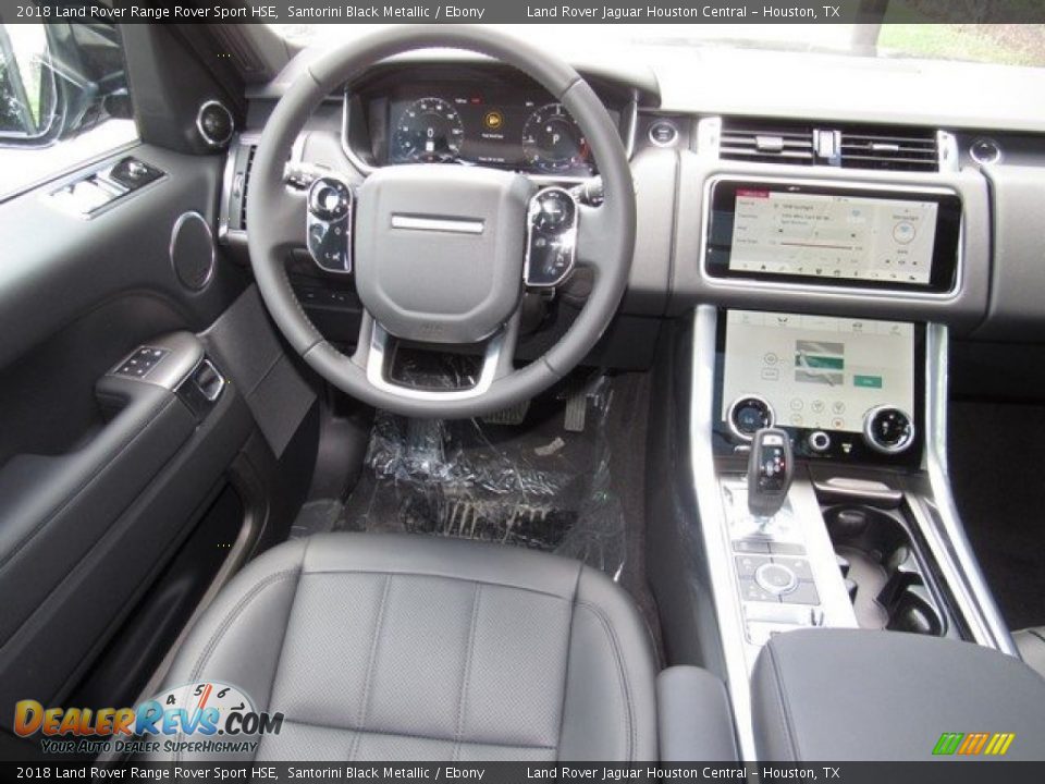 2018 Land Rover Range Rover Sport HSE Santorini Black Metallic / Ebony Photo #14