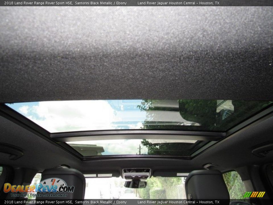 2018 Land Rover Range Rover Sport HSE Santorini Black Metallic / Ebony Photo #18