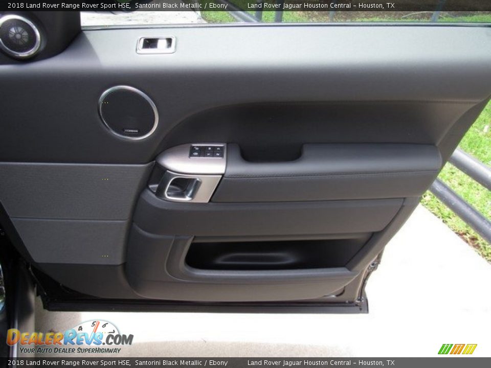 2018 Land Rover Range Rover Sport HSE Santorini Black Metallic / Ebony Photo #21