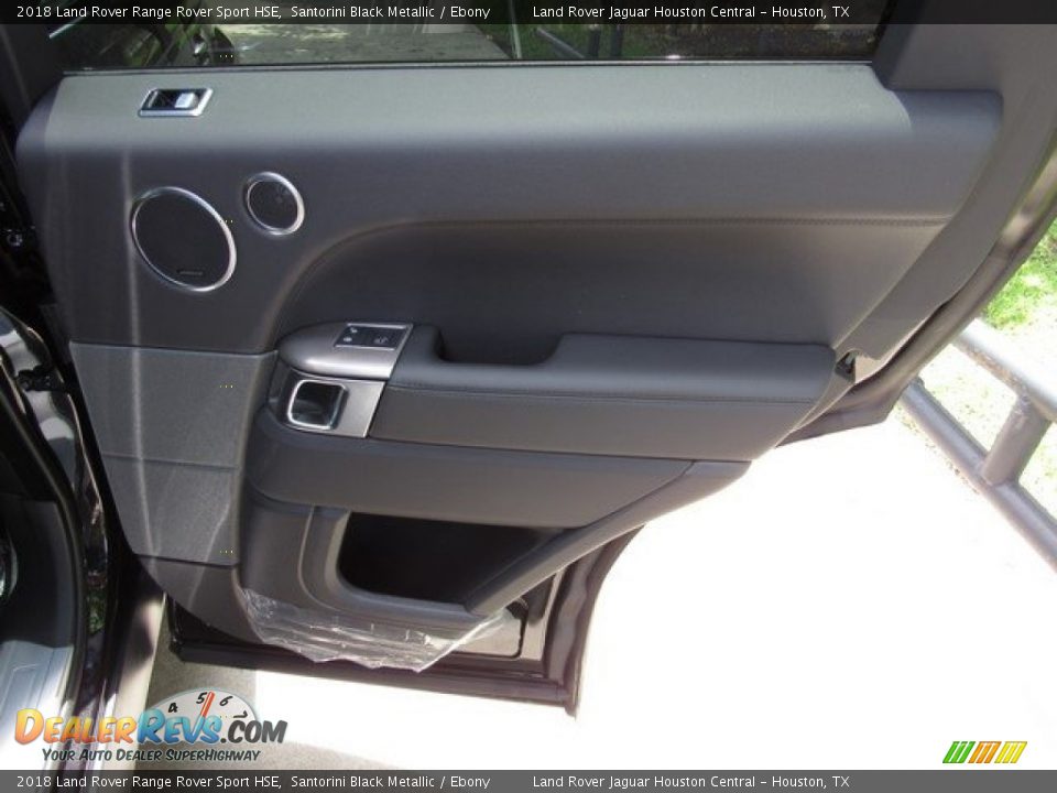2018 Land Rover Range Rover Sport HSE Santorini Black Metallic / Ebony Photo #22