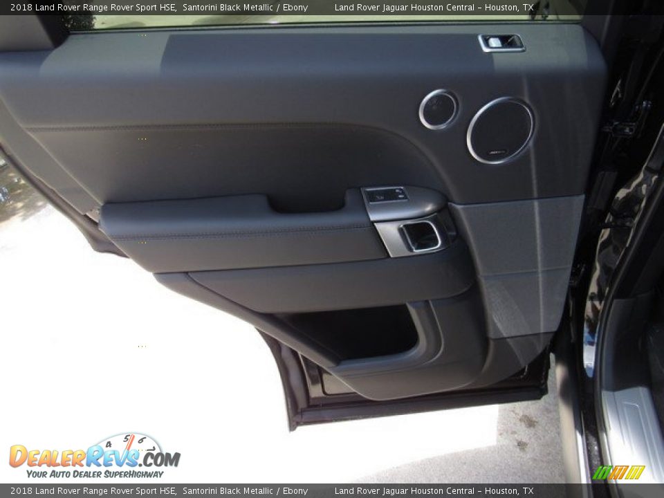 2018 Land Rover Range Rover Sport HSE Santorini Black Metallic / Ebony Photo #23
