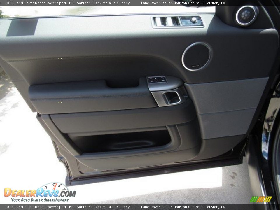 2018 Land Rover Range Rover Sport HSE Santorini Black Metallic / Ebony Photo #24