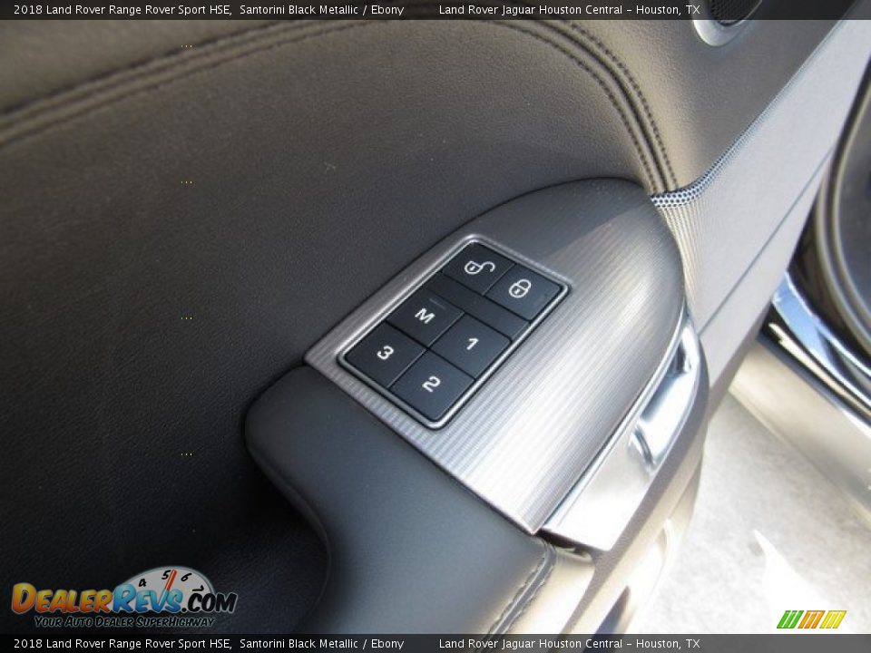 2018 Land Rover Range Rover Sport HSE Santorini Black Metallic / Ebony Photo #26