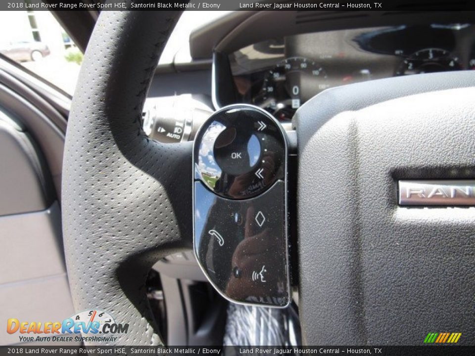 2018 Land Rover Range Rover Sport HSE Santorini Black Metallic / Ebony Photo #29