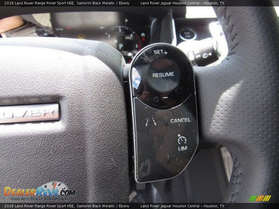 2018 Land Rover Range Rover Sport HSE Santorini Black Metallic / Ebony Photo #30