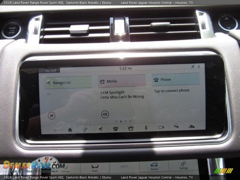 2018 Land Rover Range Rover Sport HSE Santorini Black Metallic / Ebony Photo #32